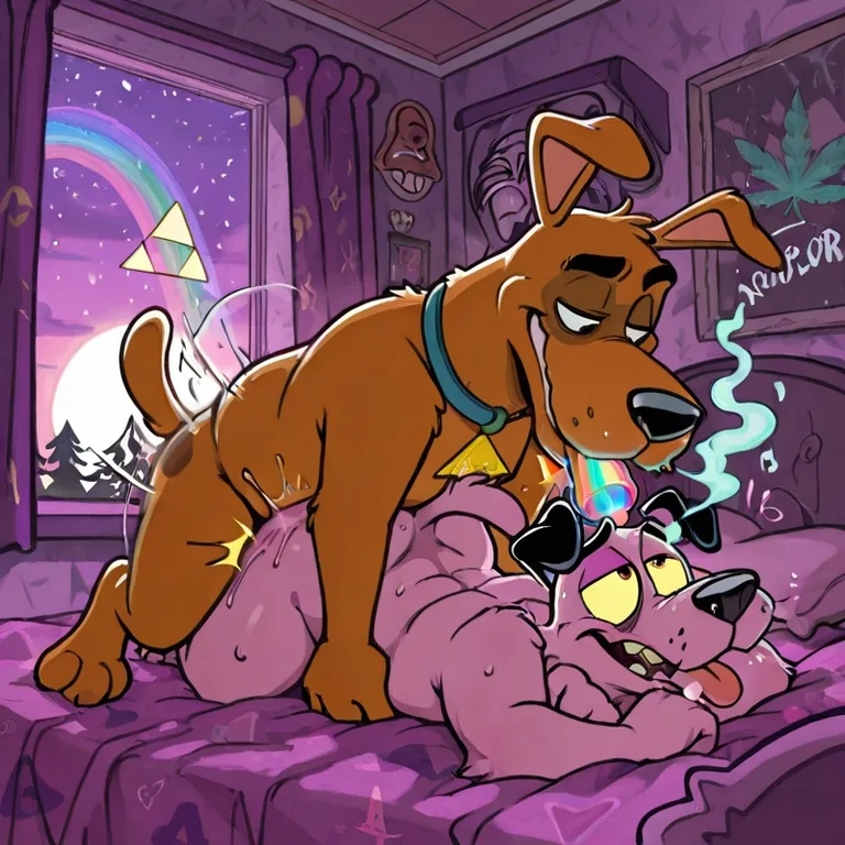 Courage the Cowardly Dog Romantic Stoner Moment