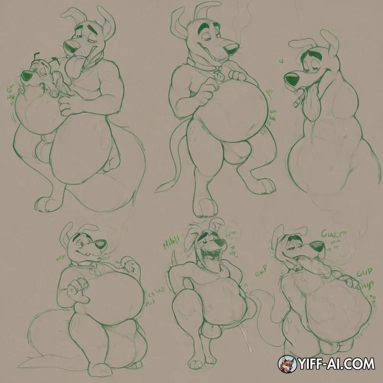 Courage the Cowardly Dog Swallowing Scene Gangbang