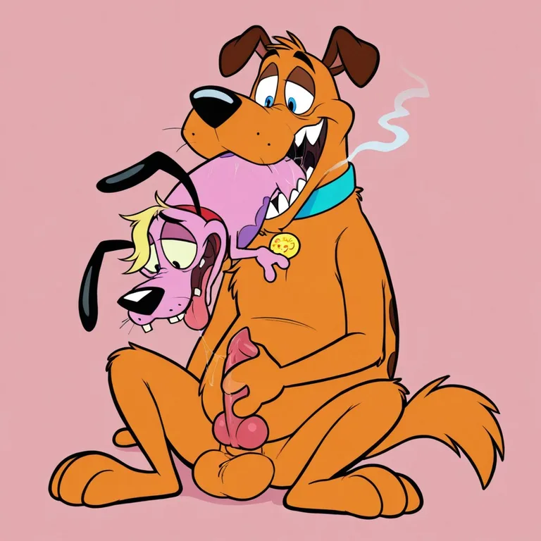 Courage the Cowardly Dog Stoner Portrait