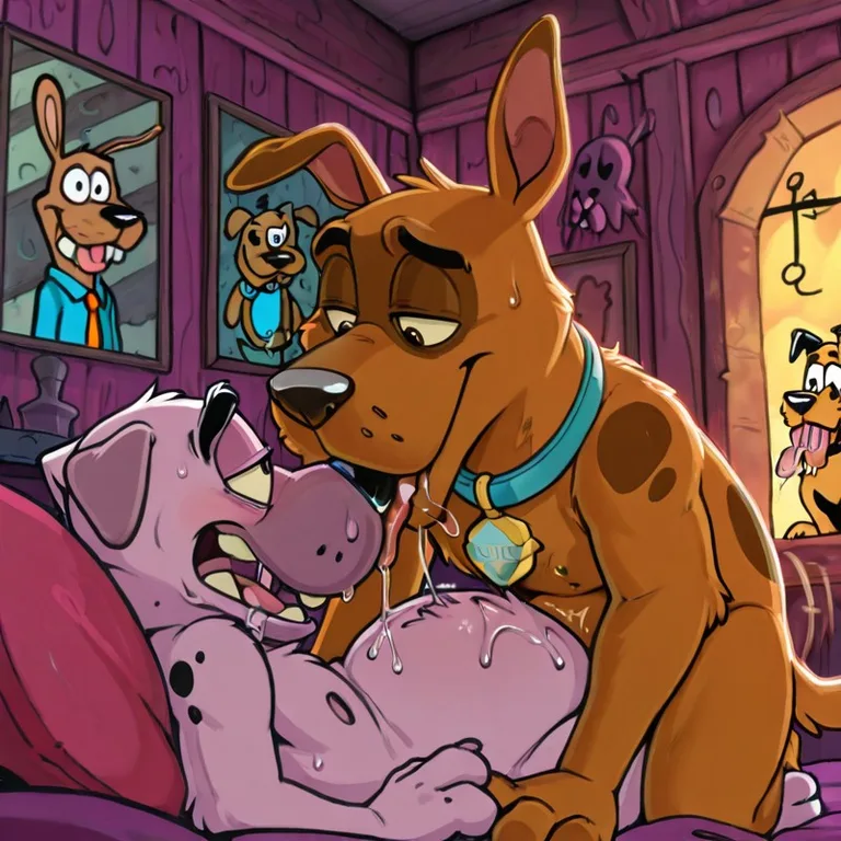 Courage the Cowardly Dog Anthro Art