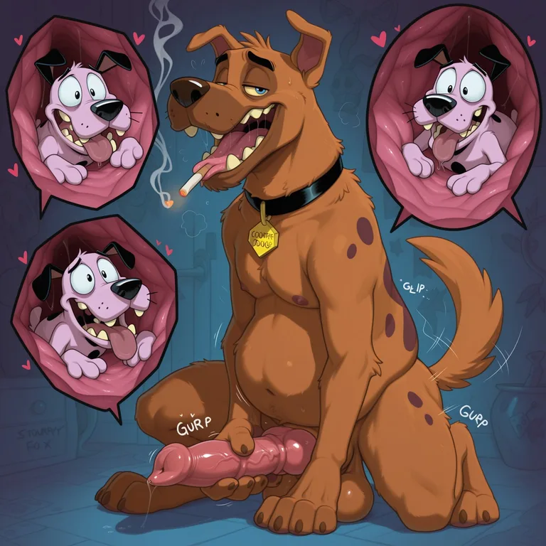 Courage the Cowardly Dog Stoner Moment Photorealism