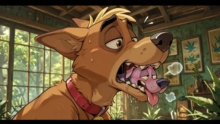 Courage the Cowardly Dog Stoner Meme