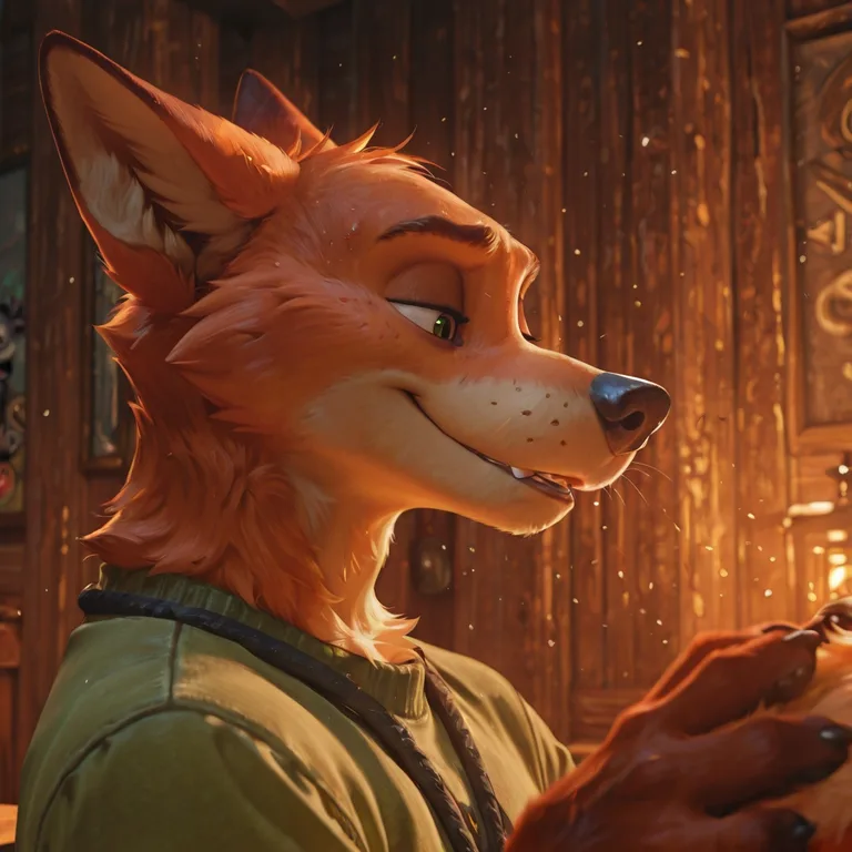 Scooby Doo and Nick Wilde Embracing