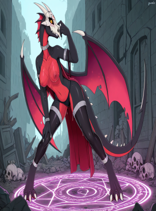 Corrupted Cynder in Ruined Castle