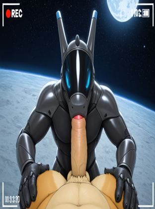 Alien Creature in Space Station