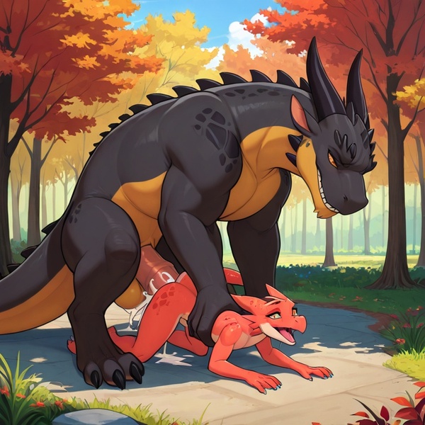 Feral Trio in Passionate Nature Encounter