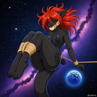 Cosmic Dragoness in Galactic Bondage