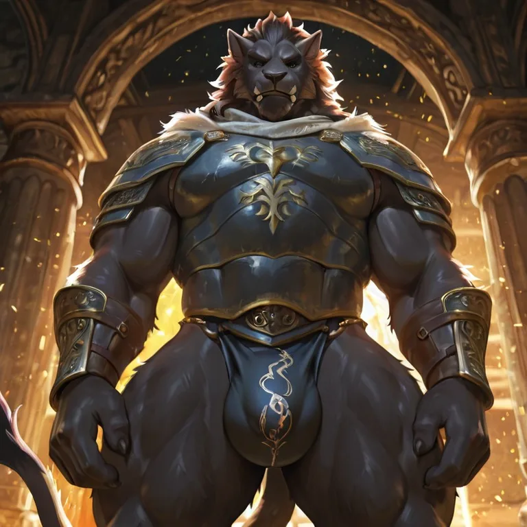 Warrior Blaidd in Loin Cloth and Armor