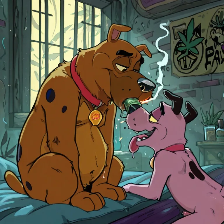 Courage the Cowardly Dog Nude Male Vore Scene Anthro