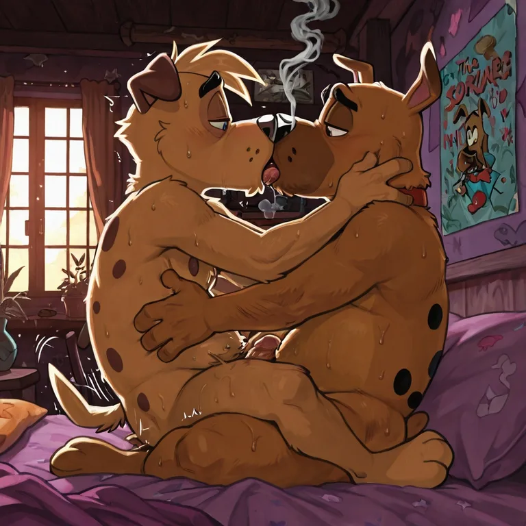 Courage the Cowardly Dog Embracing Passion