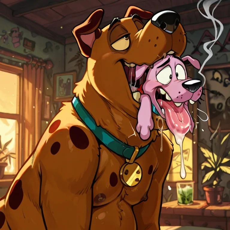 Courage the Cowardly Dog: Stoned and Nude Anthro Adventure