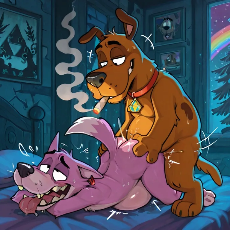 Courage the Cowardly Dog and Scooby Doo