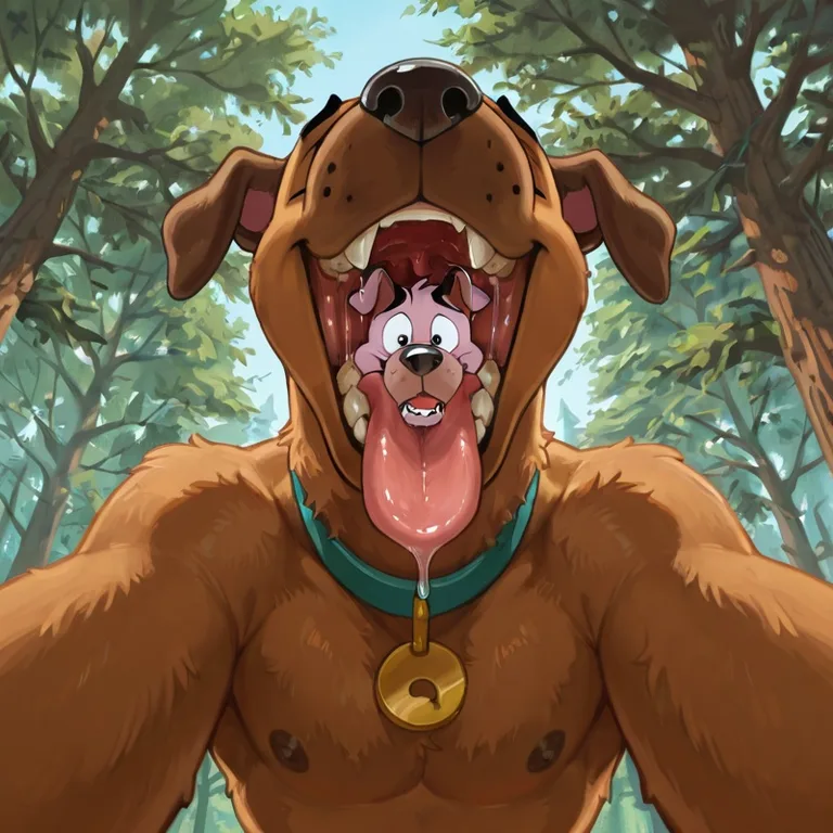 Anthro Guardian Vore Scene