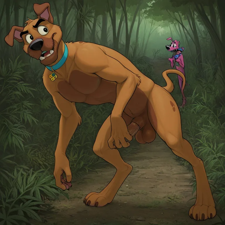 Courage the Cowardly Dog and Scooby Doo Adventure