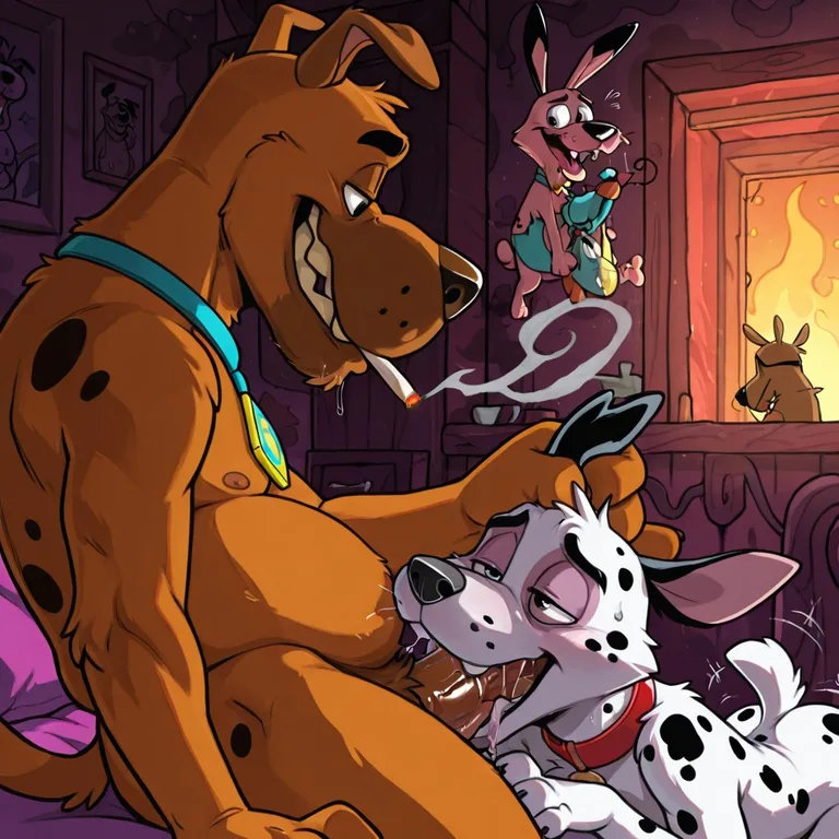 Courage the Cowardly Dog Furry Art Sexy Gay Male Nude Anthro Toony