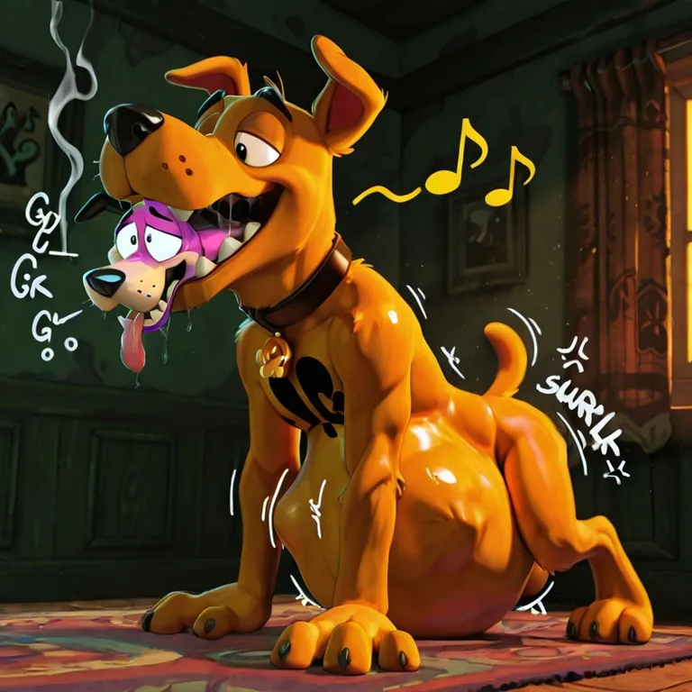 Male, Toony, Courage The Cowardly Dog, Scooby Doo Fortnite