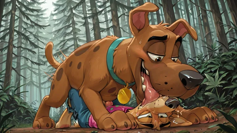 Courage the Cowardly Dog Stoned with Friend