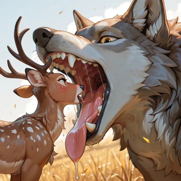 Predator Captures Unwilling Prey