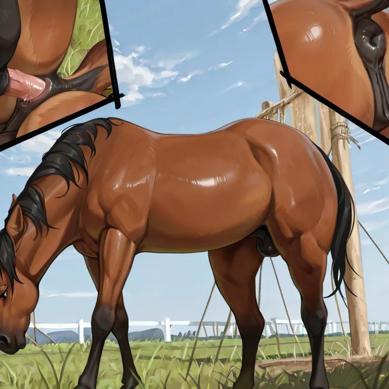 Detailed Equine Anatomy Study