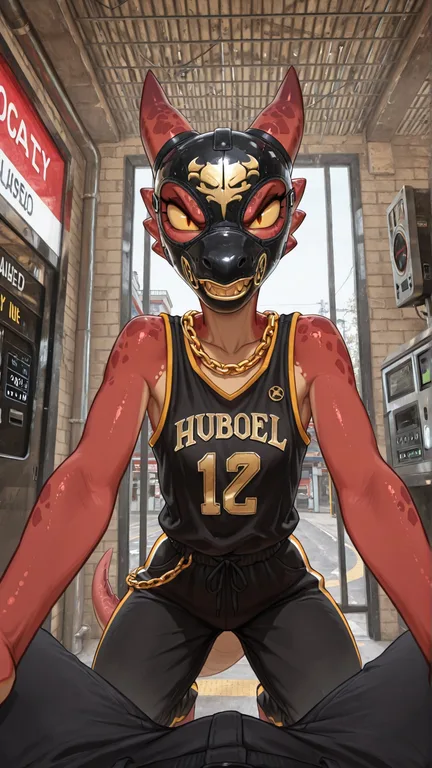 Kobold Thug Robbing Gas Station