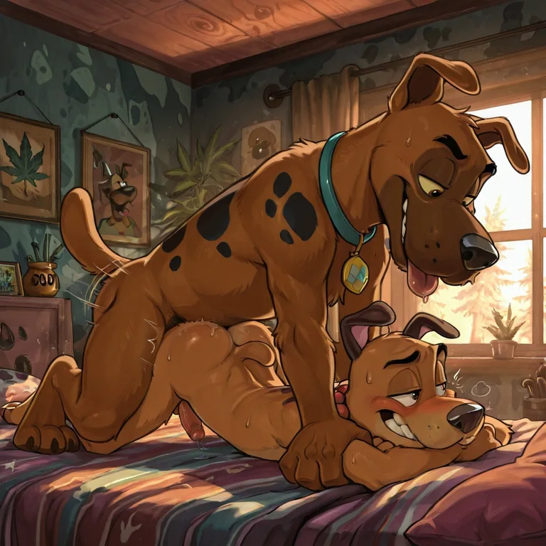 Courage the Cowardly Dog and Scooby Doo Adventure