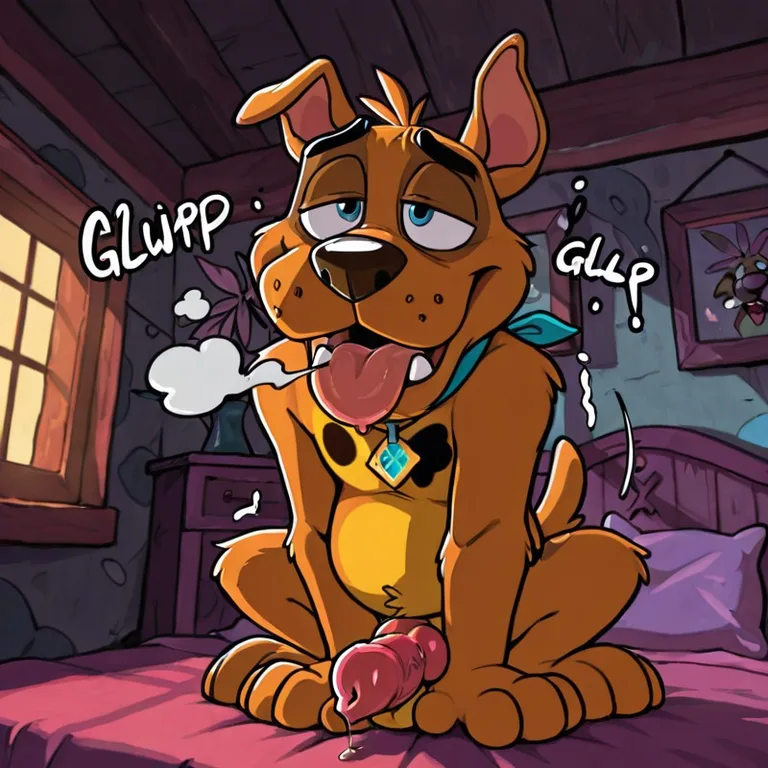 Courage the Cowardly Dog Stoner Portrait