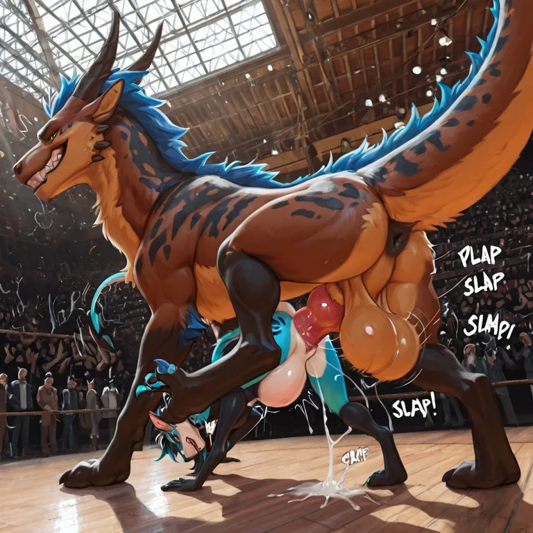 Feral Wolf Mounts Anthro Dragon