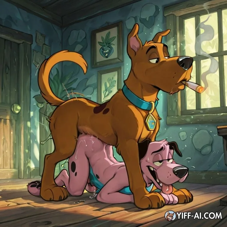 Courageous Canines in Cozy Cannabis Session