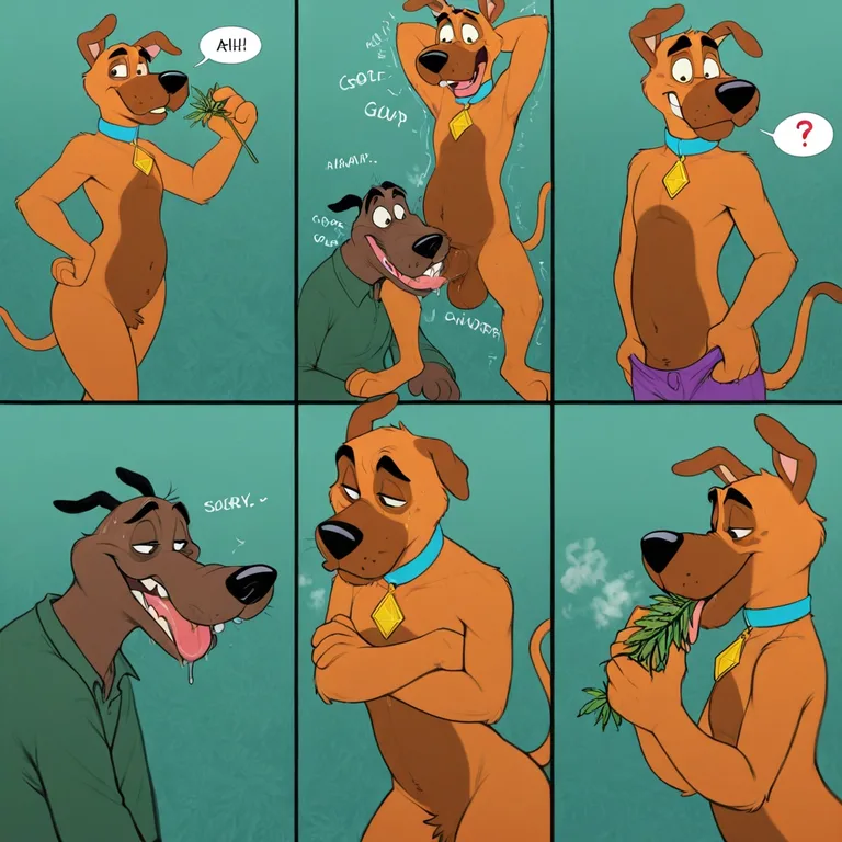 Courage the Cowardly Dog and Scooby Doo Together