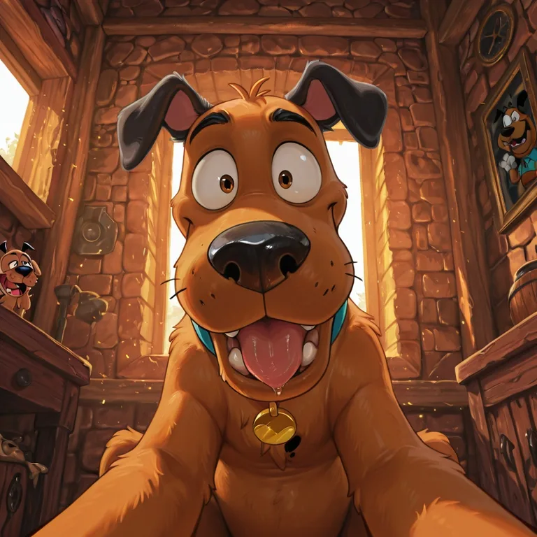 Scooby Doo and Courage in Perilous Adventure