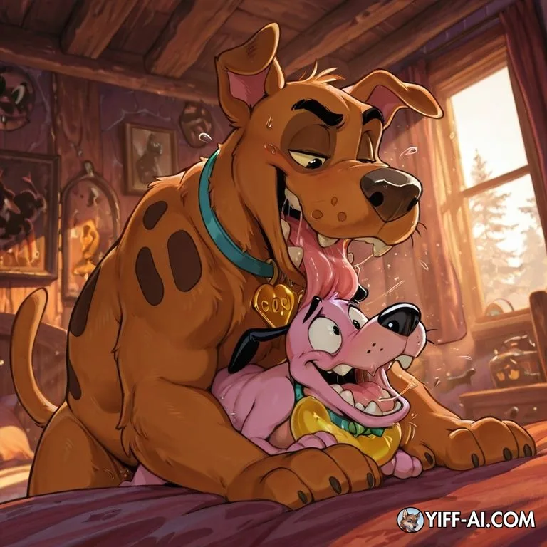 Courage Swallowed by Scooby-Doo
