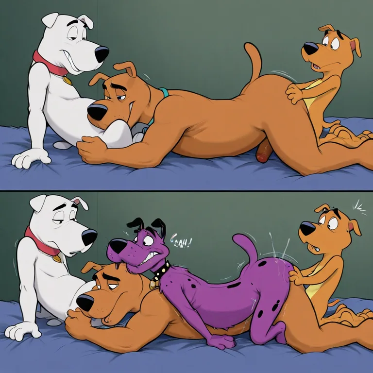 Courage the Cowardly Dog and Scooby Doo Adventure