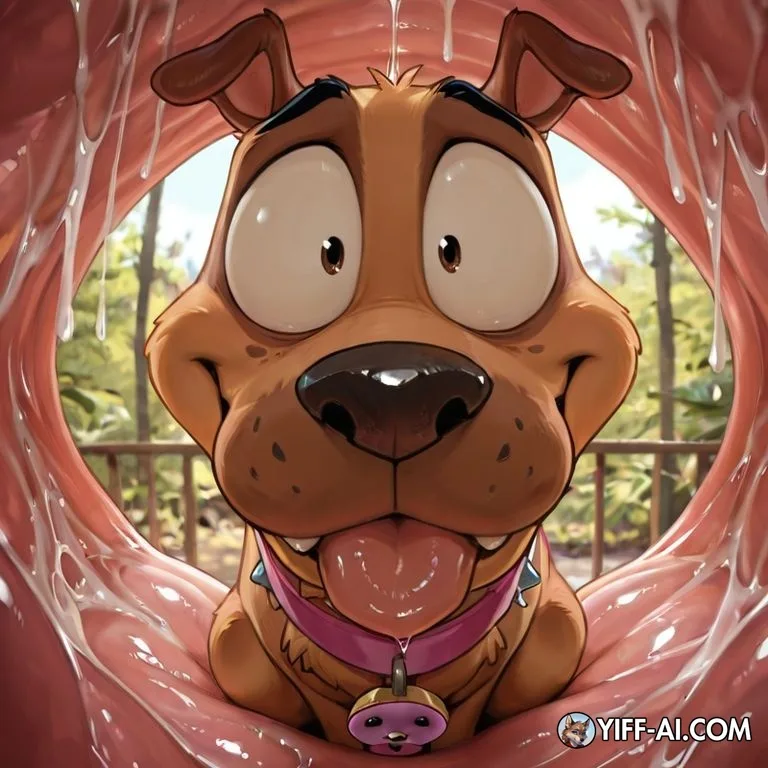 Courage the Cowardly Dog in Vore Scene