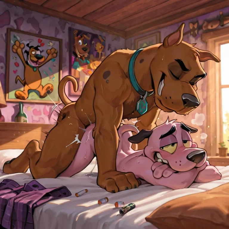 Courage the Cowardly Dog and Scooby-Doo's Wild Adventure