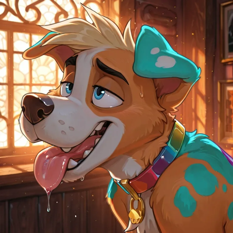 Courage the Cowardly Dog as Anthro Fox