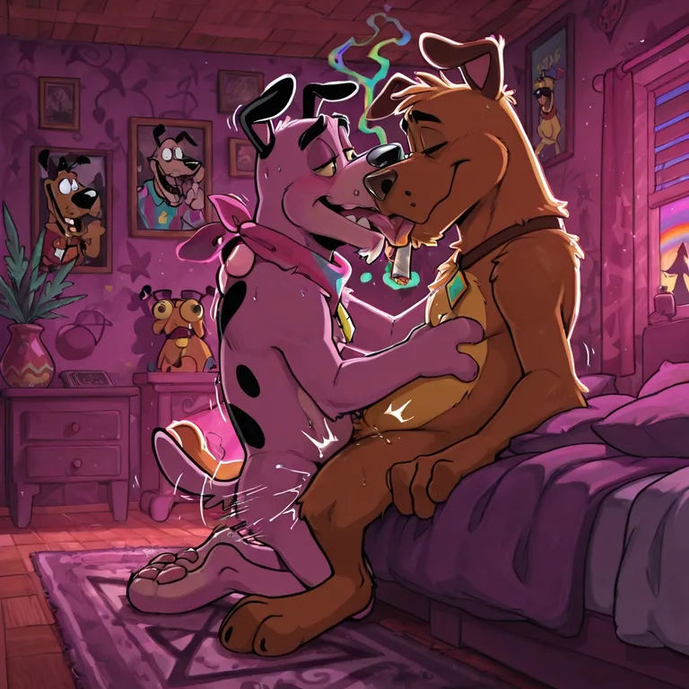 Courage the Cowardly Dog: Stoner Adventure Sexy Male