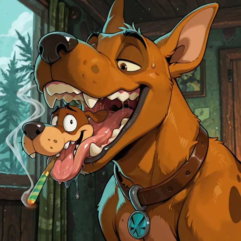 Scooby Doo Swallows Courage Whole in a Cozy Stomach Scene