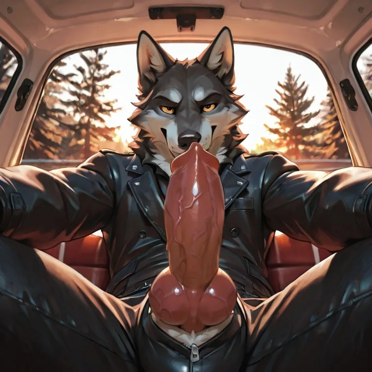 Wolf in a Car