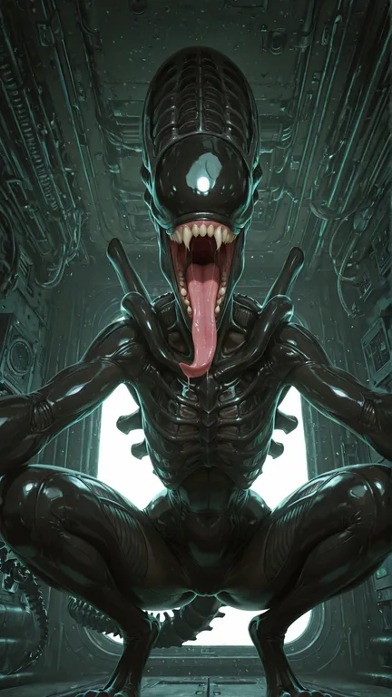 Alien Beast in Submarine Peril
