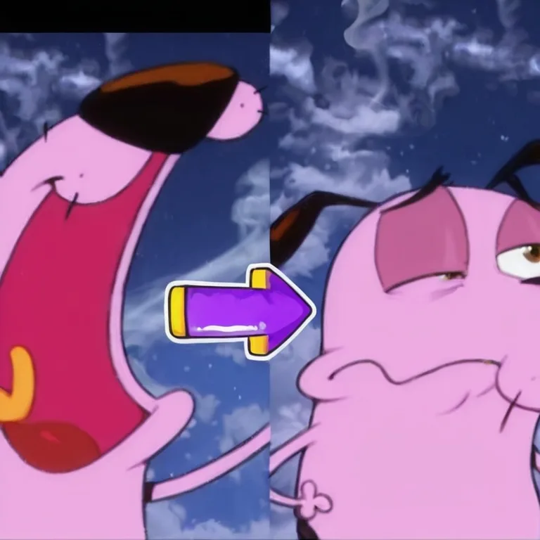 Courage the Cowardly Dog and Scooby-Doo Stoned Adventure
