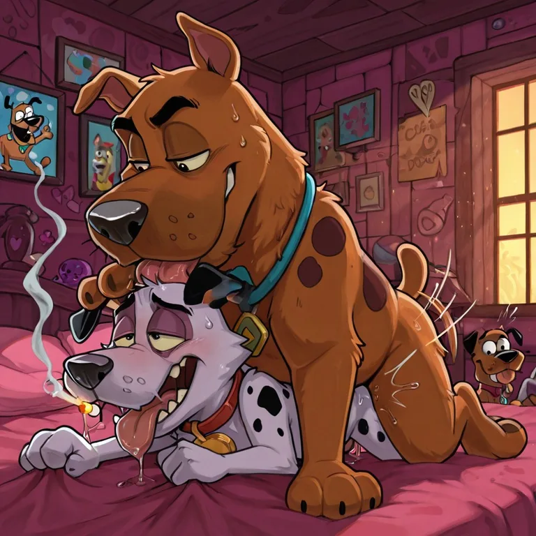 Courage the Cowardly Dog Romantic Embrace