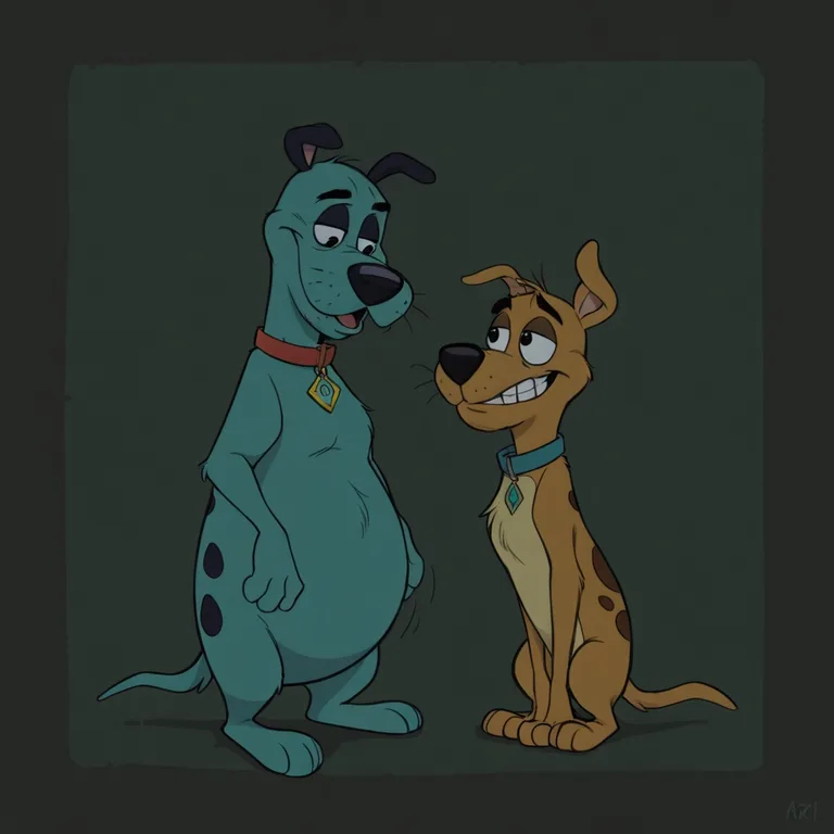 Furry Friends in Animated Adventure