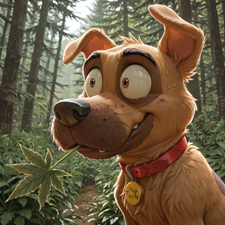 Courage the Cowardly Dog Furry Smoking Weed