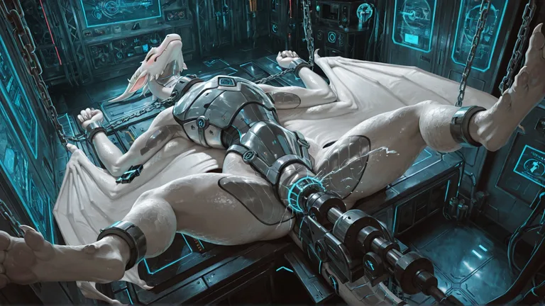 Dragon Captured in Sci-Fi Gallery Display