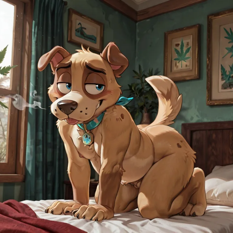 Courage the Cowardly Dog Stoner Anthropomorphic