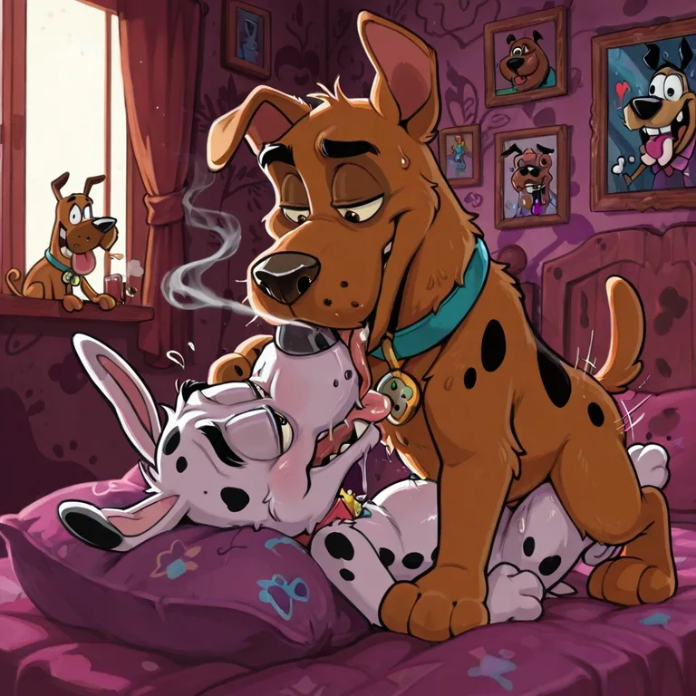 Courage the Cowardly Dog Steamy Embrace