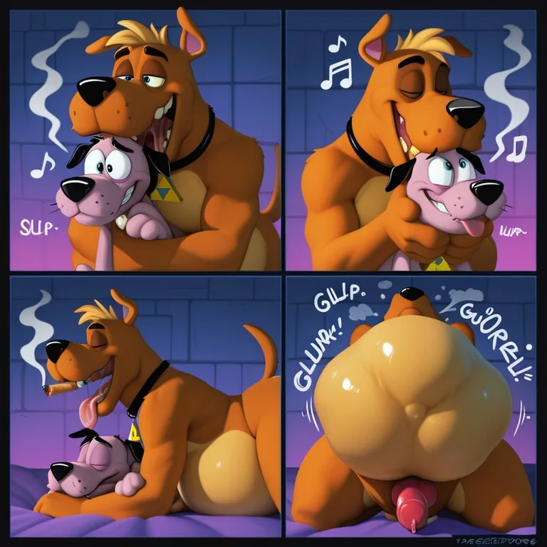 Courage the Cowardly Dog Adventure Scene