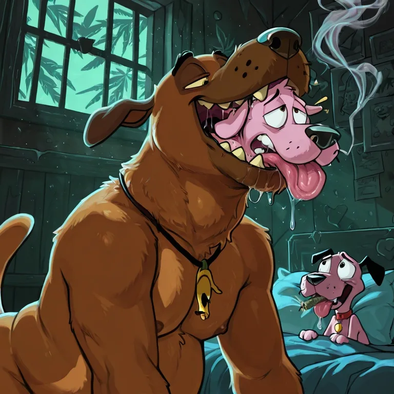 Courage the Cowardly Dog: High and Swallowing