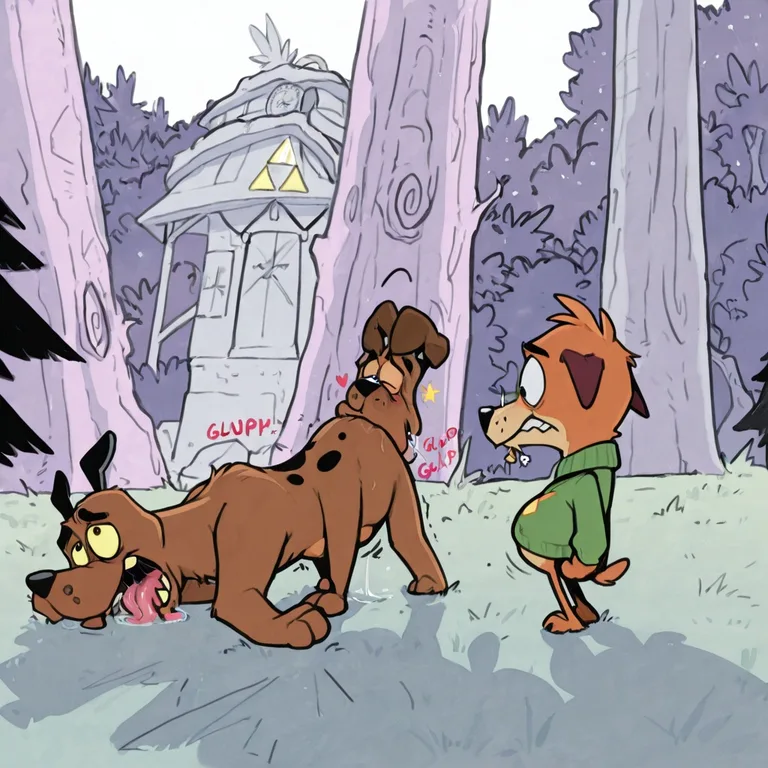 Courage the Cowardly Dog and Scooby-Doo Vore Scene