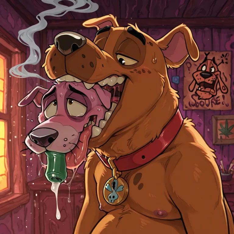 Courage the Cowardly Dog: Stoned and Nude Scooby_doo
